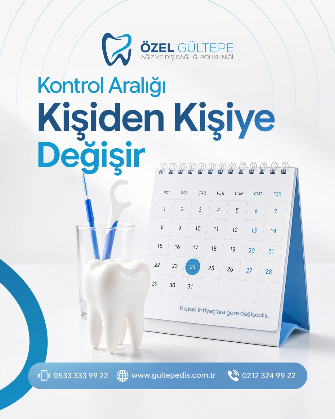 Özel Gültepe Ağız ve Diş Sağlığı Polikliniği, Bilgilendirici içerik